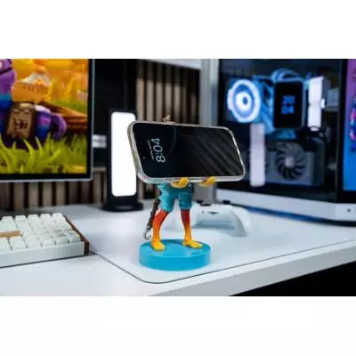 Figurine Fortnite Poiscaille - EXQUISITE GAMING - Cable Guys - Câble USB inclus - Support smartphone ou petit accessoire - 20 c