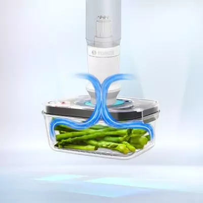 Mixeur plongeant - BOSCH - MS6CB61V1 ErgoMixx - 1000 W - 12 vitesses + turbo - Bol mixeur - Pompe sous vide - Noir