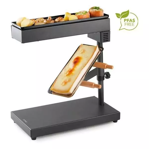 Appareil a raclette DOMO - DO1145RC - Raclette traditionnel - Revetement sans PFAS - 1000W
