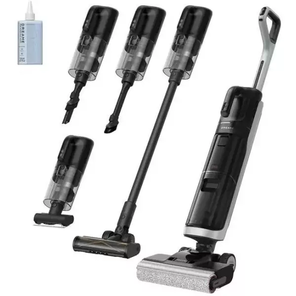 DREAME H14 Dual - Aspirateur Balai Laveur- 18k Pa - Aspirateur eau et poussieres - Fonctionnel multisurfaces 5-en-1