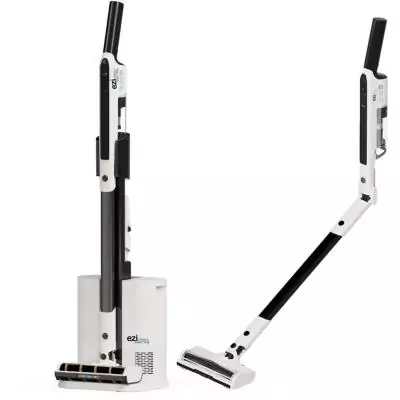 Aspirateur Balai sans fil - EZICLEAN Cyclomax R15 station - 20000 Pa - 30 min - 2,2 L - Blanc / Noir