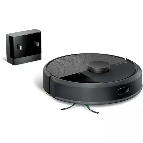 iRobot Roomba 105 Combo - Robot Aspirateur Laveur 2en1 - 7KPa - Navigation LiDAR - Détection des Tapis - 4 Niveaux d'Aspiration