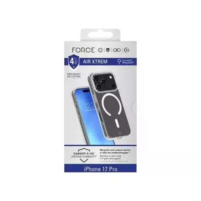 Coque iPhone17 Pro Transparente Recyclée - Protection Maximale