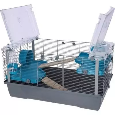 Cage pour petit rongeur - souris, gerbille, rat - 79*45*44 cm - KERBL