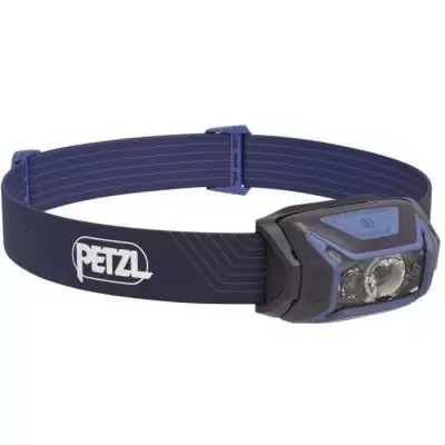 Lampe frontale - PETZL - ACTIK - 450 lumens - 3 piles AAA/LR03 incluses - Bleu