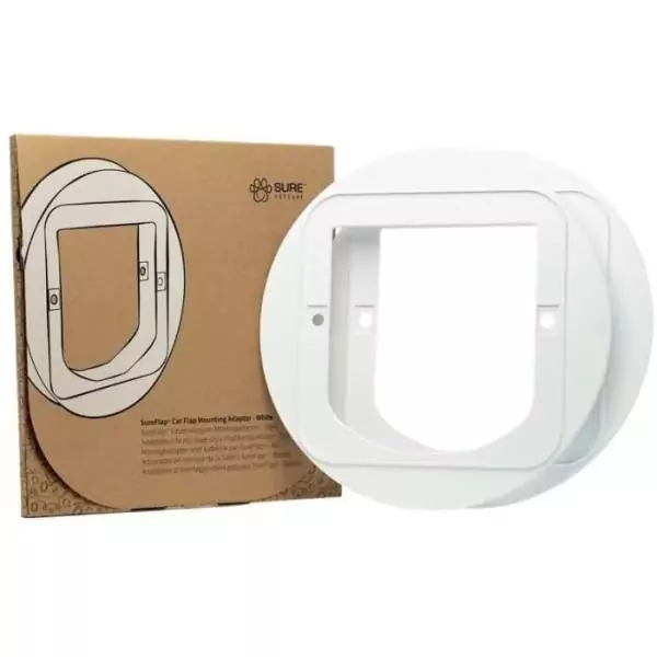Adaptateur de montage pour chatiere - SUREFLAP - Blanc