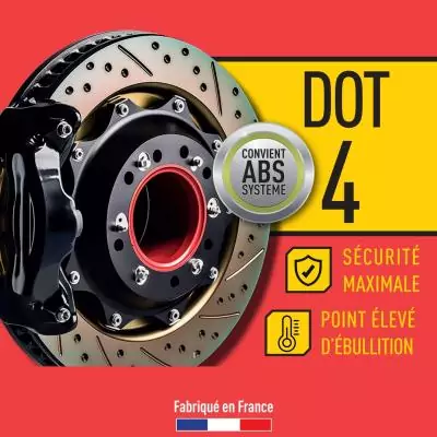 Liquide de frein - FACOM - DOT4 - 500 ml