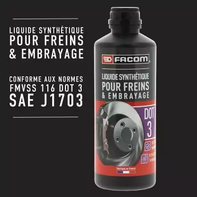 Liquide de frein DOT3 - FACOM - 500 ml Liquide de frein DOT3 - FACOM - 500 ml