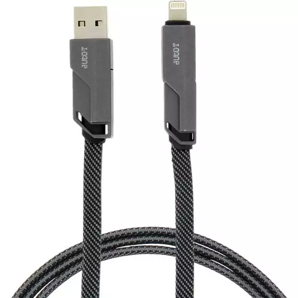 Câble plat - AUTO T - 540313 - USB-C - 4 connecteurs