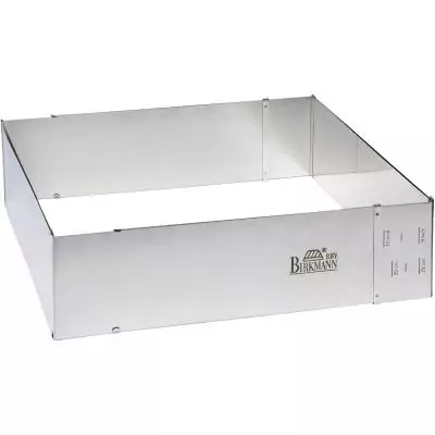 Cadre de cuisson ajustable - BIRKMANN - EASY BAKING - Acier - 22 x 25 a 43 x 48 cm, H 7 cm