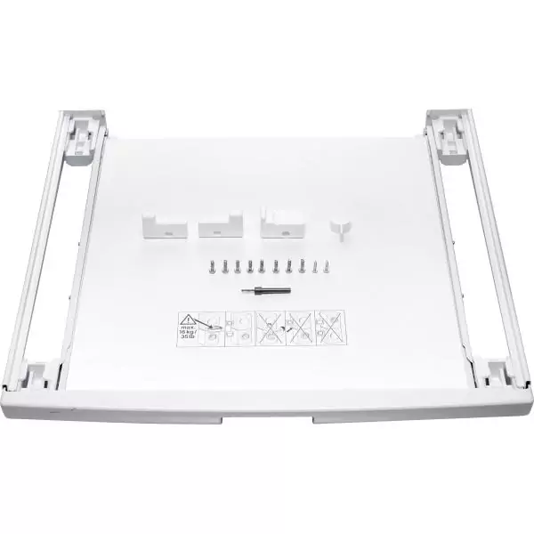 Kit de superposition - BOSCH - WTZ11400 - Avec plateau coulissant - 60 cm - Blanc