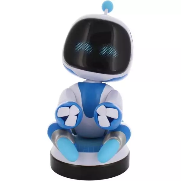 Figurine PlayStation Astro Bot - EXQUISITE GAMING - Cable Guys - Support écouteurs, smartphone ou petit accessoire - 20 cm