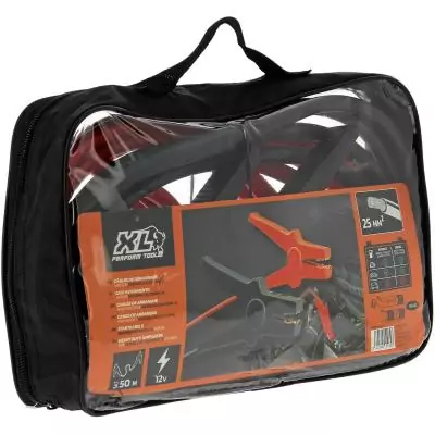 XL PERFORM TOOLS Câbles de démarrage 25mm² DIN - Moteur Diesel 5,5l - 25mm²x 3m XL PERFORM TOOLS Câbles de démarrage 25mm² DIN - Moteur Diesel 5,5l - 25mm²x 3m