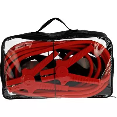 Lot de 2 câbles de démarrage - XLPT - 35 mm² - 4,50 m - Pinces isolées - Sacoche de rangement incluse Lot de 2 câbles de démarrage - XLPT - 35 mm² - 4,50 m - Pinces isolées - Sacoche de rangement incluse