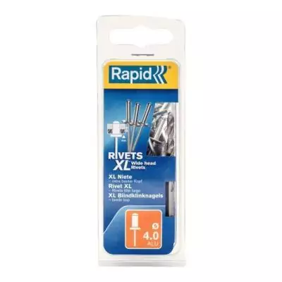 RAPID Rivets XL Ø4 x 10 mm 50 pcs RAPID Rivets XL Ø4 x 10 mm 50 pcs