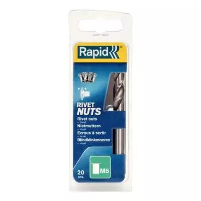 RAPID Ecrous a sertir M5 20 pcs