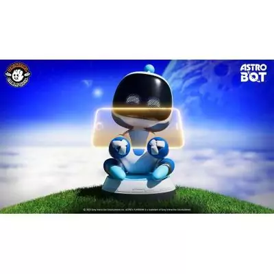 Figurine PlayStation Astro Bot - EXQUISITE GAMING - Cable Guys - Support écouteurs, smartphone ou petit accessoire - 20 cm