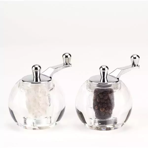 BISETTI 6918S Moulin a sel Elba Acrylique 9cm