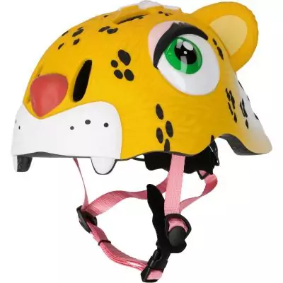 Casque Vélo - CRAZY SAFETY - Léopard - Taille S (49-55cm)