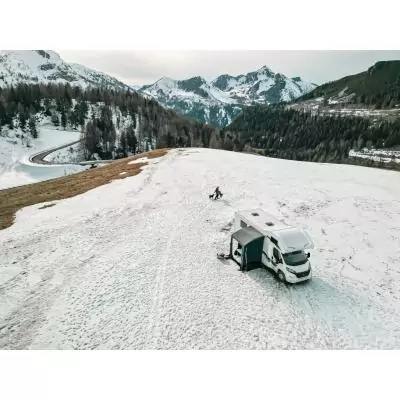 Auvent gonflable - DOMETIC - Winter Air PVC 180 - S - Largeur 1,8 m - Sas neige statique gonflable - Fabriqué en PVC Weathershi