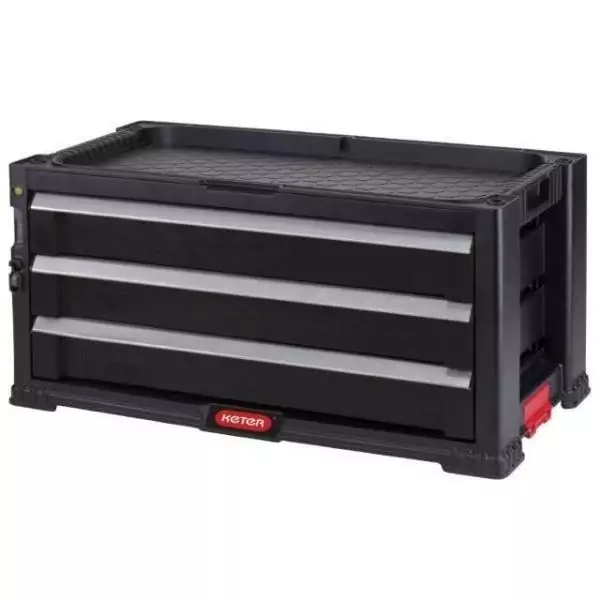 KETER Servante a outils 3 tiroirs - 59 x 29 x 26 cm