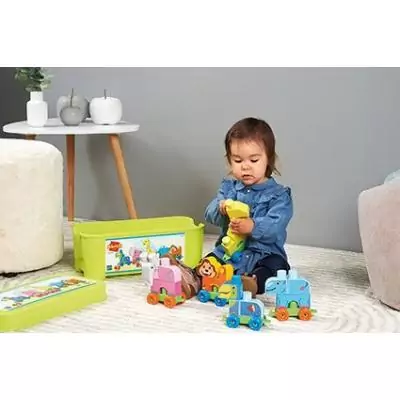 Abrick Coffret Train du Zoo - ECOIFFIER - LES MAXI 7840 - 42 pieces - Des 12 mois Abrick Coffret Train du Zoo - ECOIFFIER - LES MAXI 7840 - 42 pieces - Des 12 mois