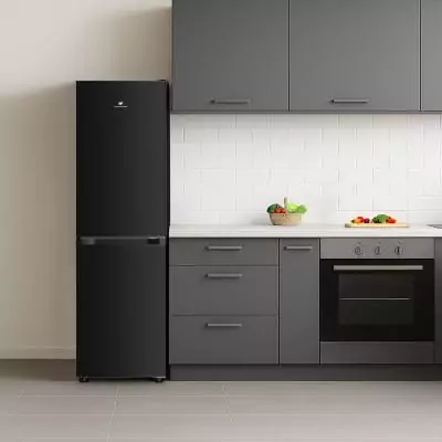 Réfrigérateur congélateur bas - CONTINENTAL EDISON - CEFC193NFB3 - Classe E - 193 L - 48 x 57,5 x 154 cm - Noir