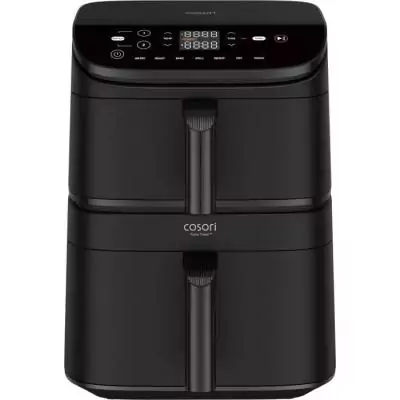 Friteuse sans huile COSORI - Turbo Tower Chef Edition - Capacité 10,8L - 2 cuves - 6 programmes - 2630W - Noir