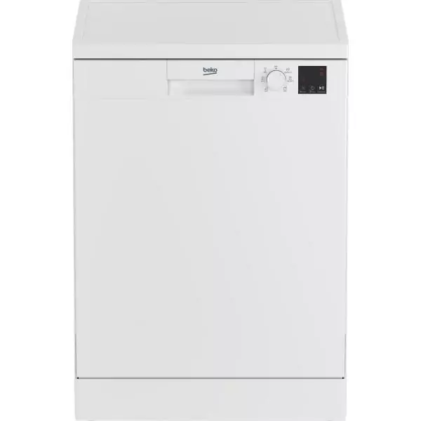 Lave-vaisselle pose libre BEKO DVN06430W b100 - 14 couverts - L60cm - 47 dB - Classe D - Blanc