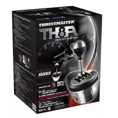 Thrustmaster 4060059 accessoire de jeux vidéo Noir, Métallique USB Analogique PC, PlayStation 4, PlayStation 5, Playstation 3,
