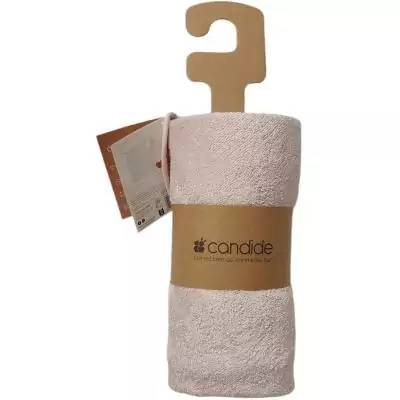 Drap de bain XXL Parent / Bébé - CANDIDE - 100x100 cm - Rose