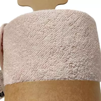 Drap de bain XXL Parent / Bébé - CANDIDE - 100x100 cm - Rose