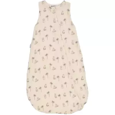 Douillette été - CANDIDE - 90 cm - 9/24 mois - Blanc imprimé lange tigre