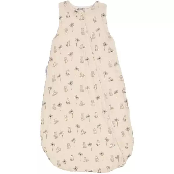 Douillette été - CANDIDE - 90 cm - 9/24 mois - Blanc imprimé lange tigre