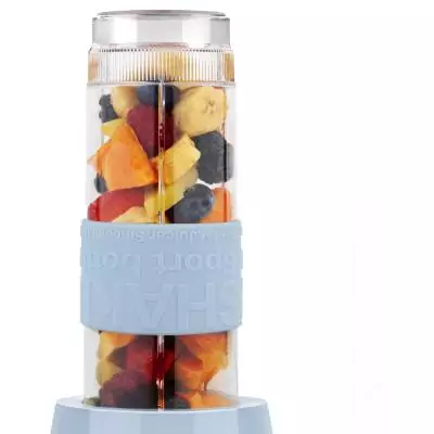 Mini-blender - SWEISS - MOOV6 - 300 W - 570 ml - 2 gourdes - Bleu