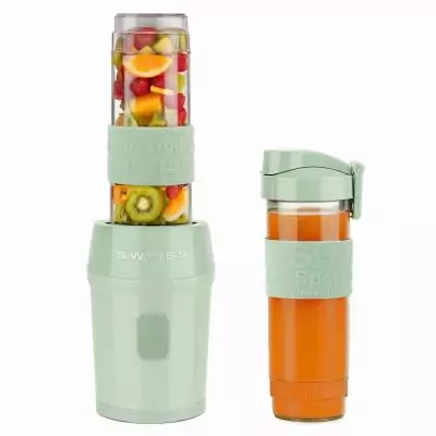 Mini-blender - SWEISS - MOOV7 - 300 W - 570 ml - 2 gourdes - Vert