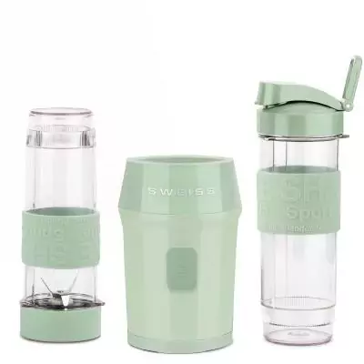 Mini-blender - SWEISS - MOOV7 - 300 W - 570 ml - 2 gourdes - Vert