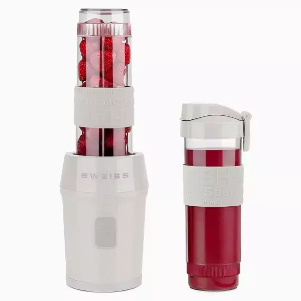 Mini-blender - SWEISS - MOOV8 - 300 W - 570 ml - 2 gourdes - Beige