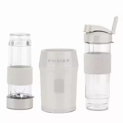 Mini-blender - SWEISS - MOOV8 - 300 W - 570 ml - 2 gourdes - Beige