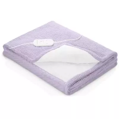 Couverture chauffante reversible - MEDISANA - HB 418 - 120 W - 9 réglages - 180 x 130 cm - Violet
