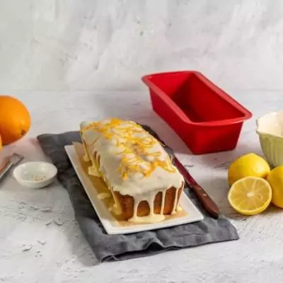 Moule a kougelhopf et moule a cakes en silicone - DR oeTKER - Flexxibel Love - Rouge