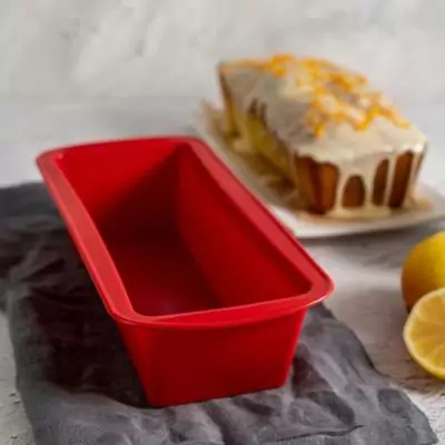 Moule a kougelhopf et moule a cakes en silicone - DR oeTKER - Flexxibel Love - Rouge