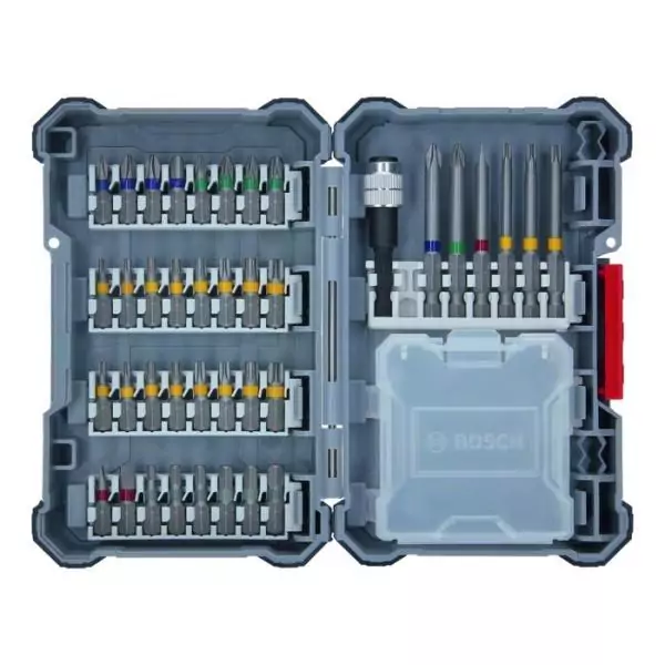 Embout de tournevis - Bosch Professional - 2607017464 - 40 pieces - Acier modifié S2 - Personnalisable
