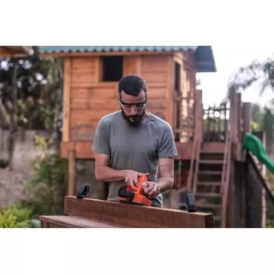 Rabot filaire - BLACK&DECKER - BEW712-QS - 710W - 82cm largeur de rabotage - Avec mallette de transport