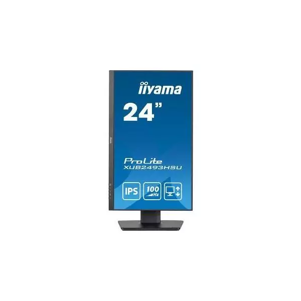 Ecran PC - IIYAMA - 23,8 - Full HD - 100Hz - Dalle IPS - 1ms - Pied réglable + Pivot - Prolite XUB2493HSU-B7