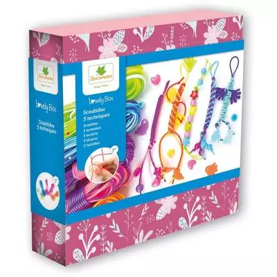 Lovely Box - SYCOMORE - 5 Techniques de scoubidou - Des 7 ans