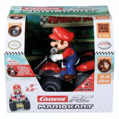 Quad Mario voiture télécommandée, 2,4 GHz, Echelle 1:20, CARRERA Mario Kart™, Des 6 ans