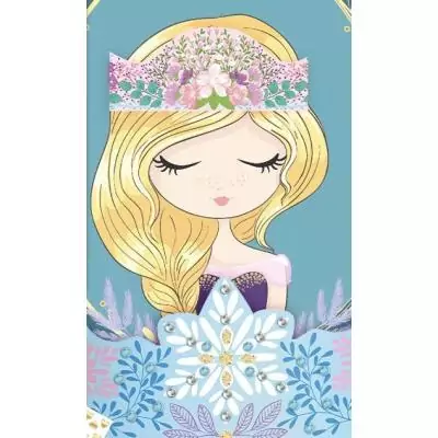 Lot de 6 couronnes de Princesses a décorer - SYCOMORE - Loisirs créatifs - Pour enfants a partir de 4 ans