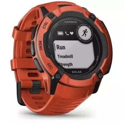 Montre GPS connectée - GARMIN - Instinct 2X Solar Rouge
