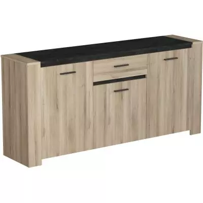 Ensemble table et buffet - SHEFFIELD - Chene Kronberg / Sidewalk - DEMEYERE Ensemble table et buffet - SHEFFIELD - Chene Kronberg / Sidewalk - DEMEYERE